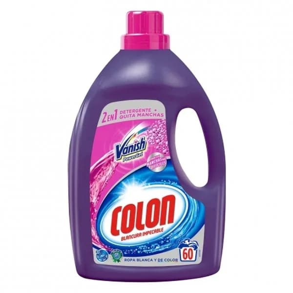 Detergente y quitamanchas líquido Vanish Colon 60 lavados. - 63.94 ud - Imagen del producto en Findit