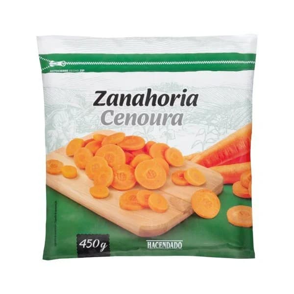 Zanahoria Hacendado ultracongelada - 1 ud - Imagen del producto en Findit