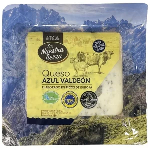 Queso azul IGP Valdeon De Nuestra Tierra cuña 100 g. - 0.1 kg - Imagen del producto en Findit