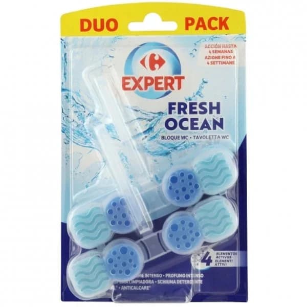 Colgador WC fresh ocean Carrefour Expert 2 ud. - 0.1 kg - Imagen del producto en Findit