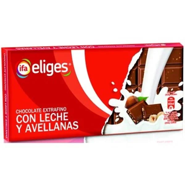 Chocolate con leche y avellanas 150 g - 0.15 kg - Imagen del producto en Findit