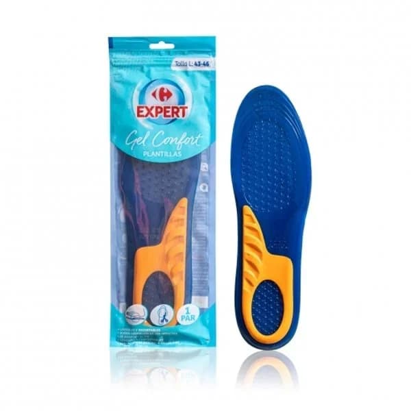 Plantillas gel confort talla L Carrefour Expert 1 ud. - 1 ud - Imagen del producto en Findit
