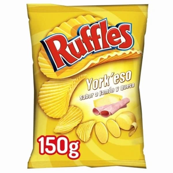 Patatas fritas RUFFLES YORK¿ESO, bolsa 150 g - 0.15 kg - Imagen del producto en Findit