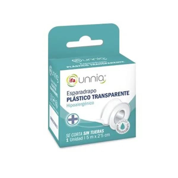 Esparadrapo transparente 5mx2,5cm - 1 ud - Imagen del producto en Findit