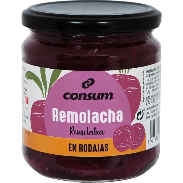 Remolacha Rodajas Frasco - 0.19 kg - Imagen del producto en Findit