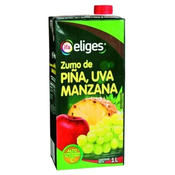 Zumo de piña, uva y manzana 1 l - 1 l - Imagen del producto en Findit