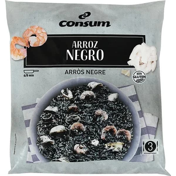 Arroz Negro congelado - 0.6 kg - Imagen del producto en Findit