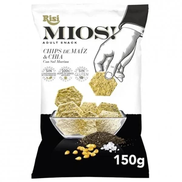 Snacks de maíz mios! chia RISI, bolsa 150 g - 0.15 kg - Imagen del producto en Findit
