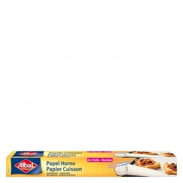 Papel para horno ALBAL, rollo 8 metros - 8 m - Imagen del producto en Findit