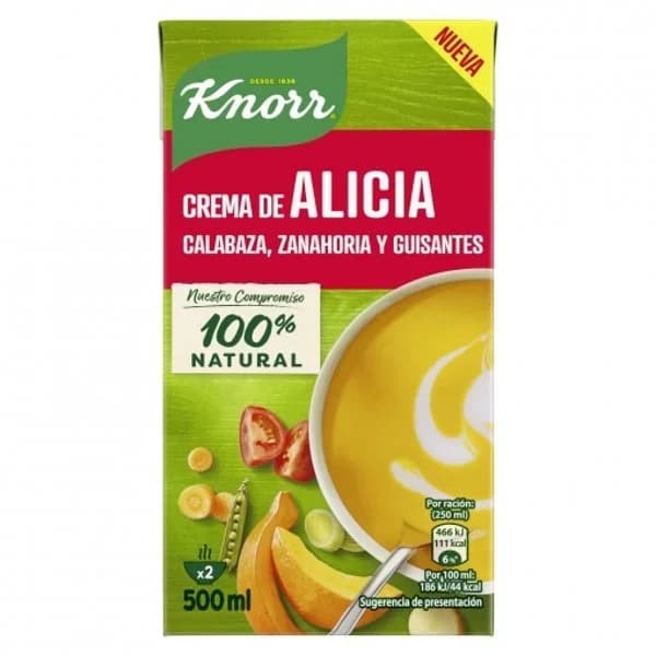 Crema Alicia KNORR, brik 500 ml - 0.5 l - Imagen del producto en Findit