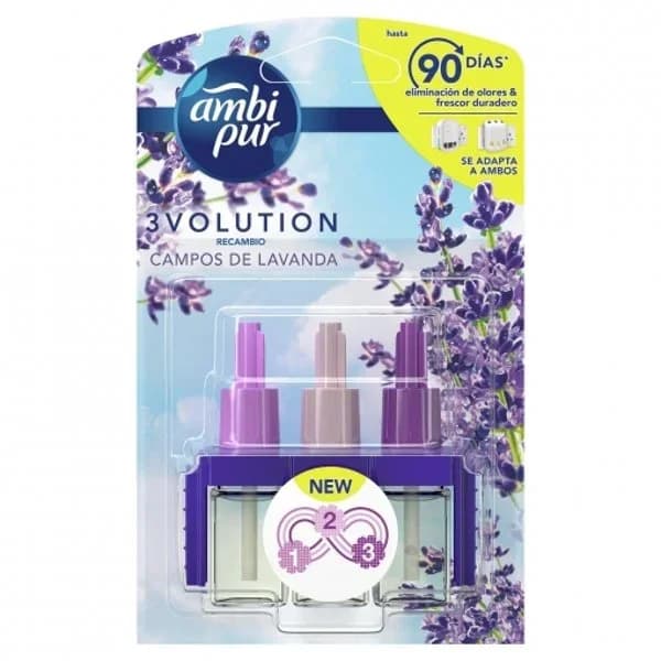 Ambientador eléctrico aroma lavanda recambio Ambi Pur 1 ud. - 1 ud - Imagen del producto en Findit