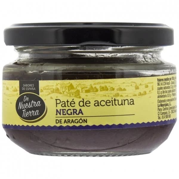 Paté de aceituna negra De Nuestra Tierra 100 g. - 0.1 kg - Imagen del producto en Findit