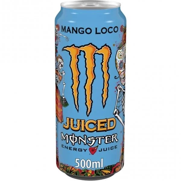 Bebida energética Mango Loco Monster - 0.5 l - Imagen del producto en Findit