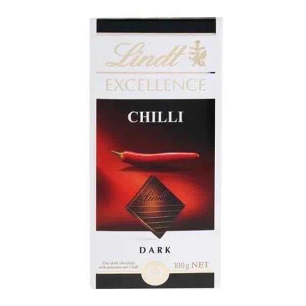 Chocolate negro con chilli Lindt Excellence 100 g. - 0.1 kg - Imagen del producto en Findit