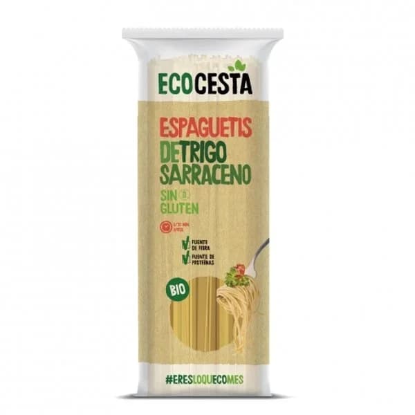 Espaguetis de trigo sarraceno ecológicos Ecocesta sin gluten 500 g. - 0.5 kg - Imagen del producto en Findit
