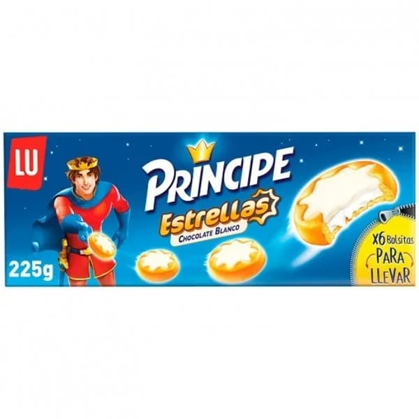 Galletas Principe Estrella con Chocolate Blanco - 0.23 kg - Imagen del producto en Findit