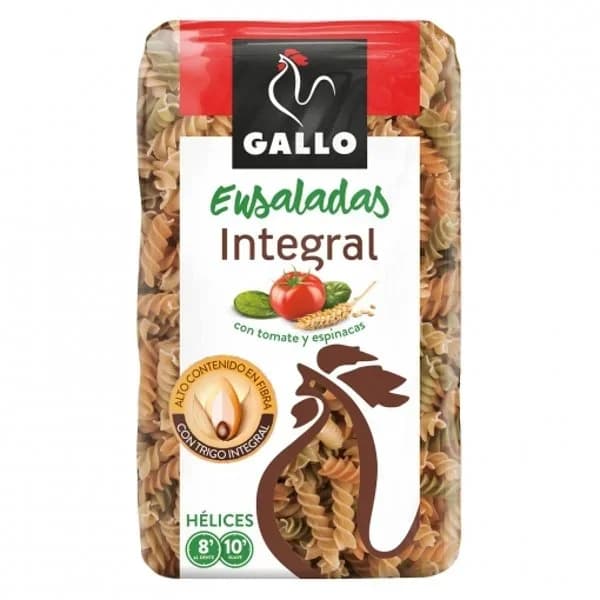 Hélices vegetales integrales 400 g - 0.4 kg - Imagen del producto en Findit