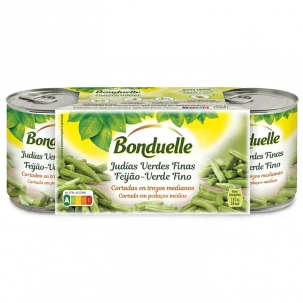 Judía verde BONDUELLE, pack 3x110 g - 0.33 kg - Imagen del producto en Findit
