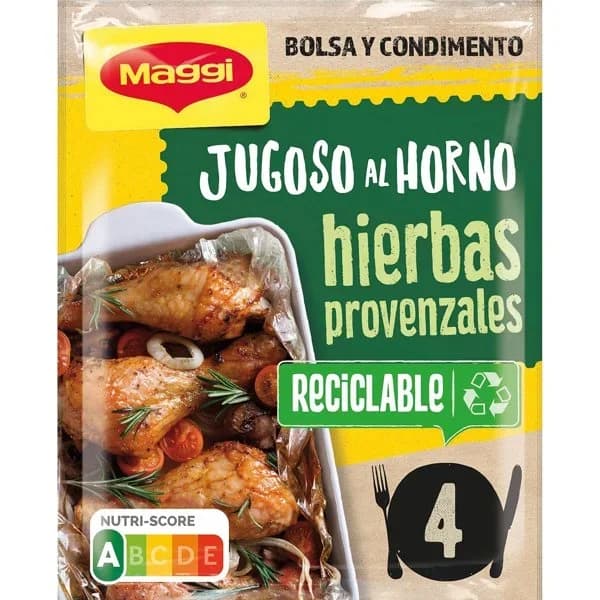 Sazonador Jugoso de Pollo al Horno Finas Hierbas 3 - 0.03 kg - Imagen del producto en Findit