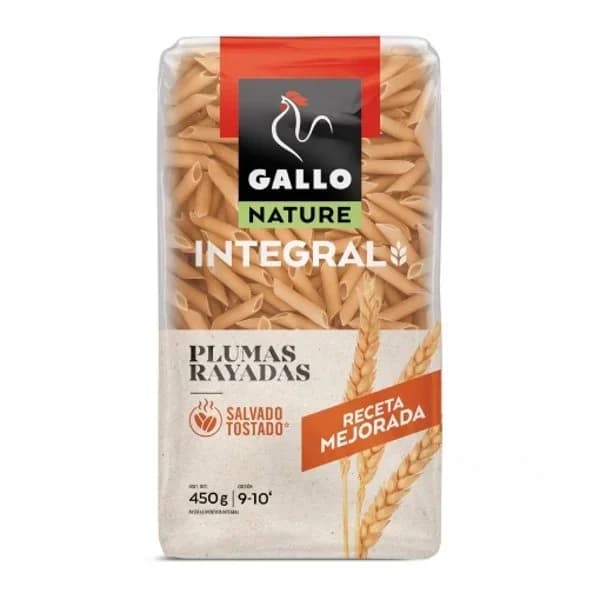Pasta Pluma Integral 450G - 0.45 kg - Imagen del producto en Findit