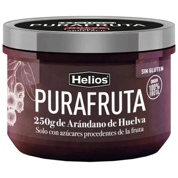 Mermelada de arándano sin gluten 250 g - 0.25 kg - Imagen del producto en Findit