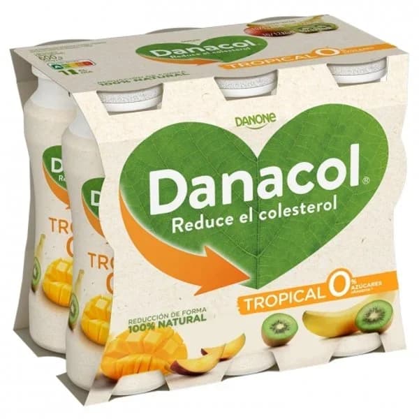 Yogur líquido tropical 6x100 g - 0.6 kg - Imagen del producto en Findit