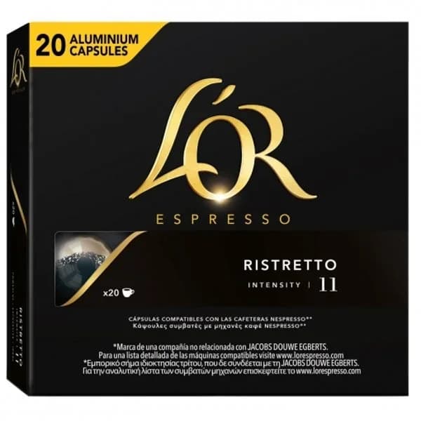 Café Cápsula Espresso Ristretto 20UD - 20 ud - Imagen del producto en Findit