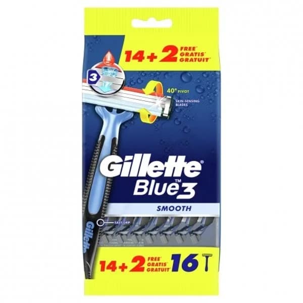 Maquinillas desechables Blue3 Smooth Gillette 14 ud. - 1 ud - Imagen del producto en Findit