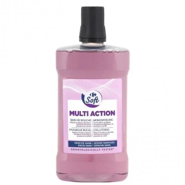 Enjuague bucal multi action Carrefour Soft 1 l. - 1 l - Imagen del producto en Findit