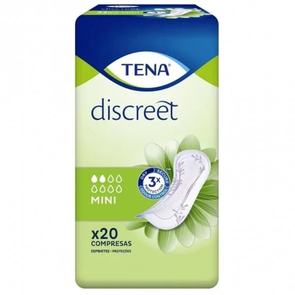 Compresas discreet mini 20 unidades - 20 ud - Imagen del producto en Findit