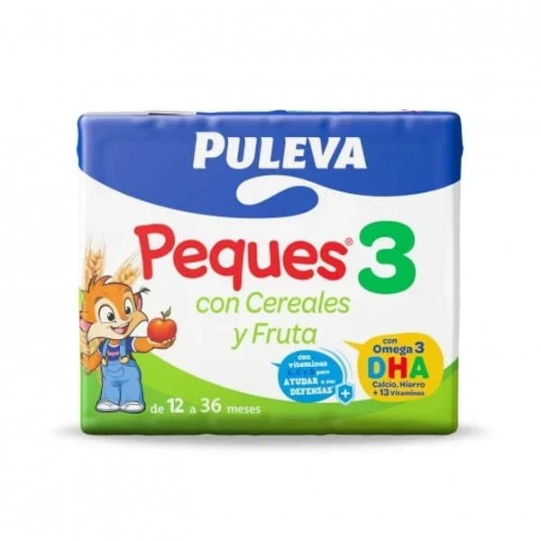 Peques3 Preparado Lácteo Cereales y Fruta - 0.6 l - Imagen del producto en Findit