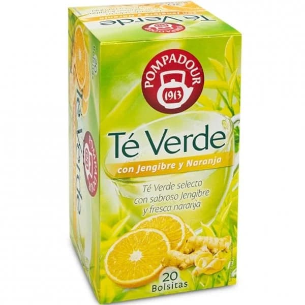 Infusión Té Verde y Jengibre 20UD - 7.11 ud - Imagen del producto en Findit