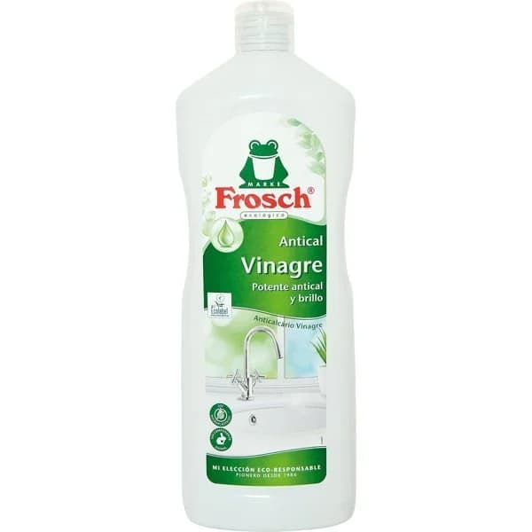 Limpiador antical vinagre FROSCH, botella 1 litro - 1 l - Imagen del producto en Findit