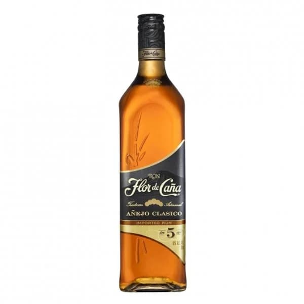 Ron Flor de Caña añejo clásico 5 años 70 cl. - 0.7 l - Imagen del producto en Findit