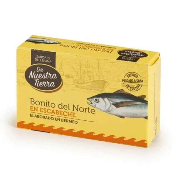 Bonito del norte en escabeche De Nuestra Tierra 81 g. - 0.08 kg - Imagen del producto en Findit