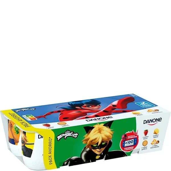 Yogur Sabor Fresa Limón Macedonia y Galleta 8UD - 0.96 kg - Imagen del producto en Findit