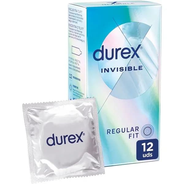 Preservativos invisible sensitive DUREX, caja 12 uds. - 1 ud - Imagen del producto en Findit