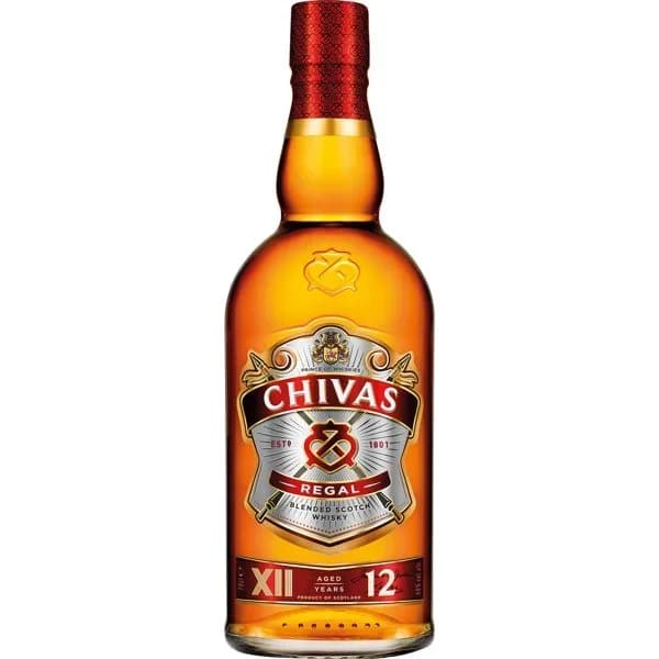 Whisky 12 años CHIVAS REGAL, botella 70 cl - 0.7 l - Imagen del producto en Findit
