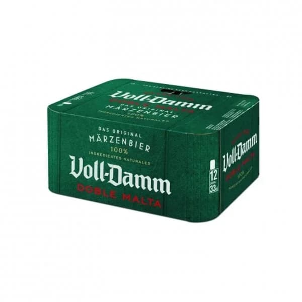 Cerveza Voll Damm doble malta pack de 12 latas de 33 cl. - 3.96 l - Imagen del producto en Findit
