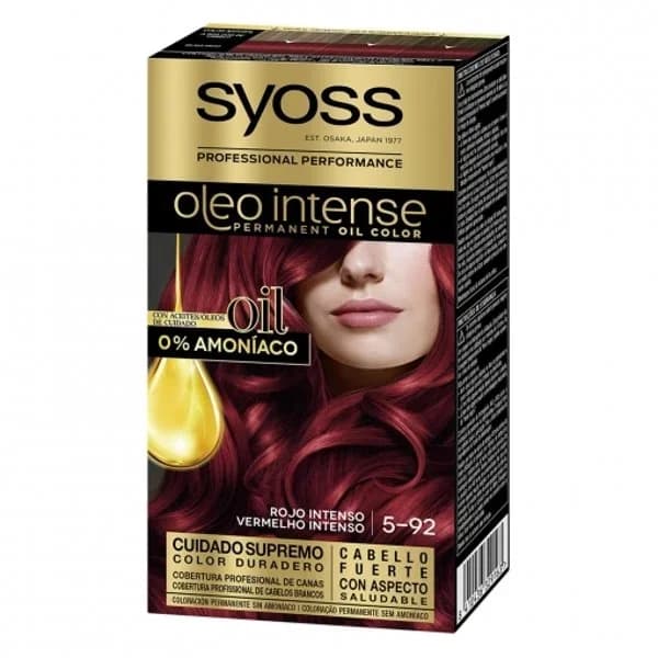Tinte rojo intenso nº5-92 Syoss caja 1 unidad - 1 ud - Imagen del producto en Findit