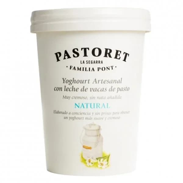 Yogur artesanal natural PASTORET, tarrina 500 g - 0.5 kg - Imagen del producto en Findit