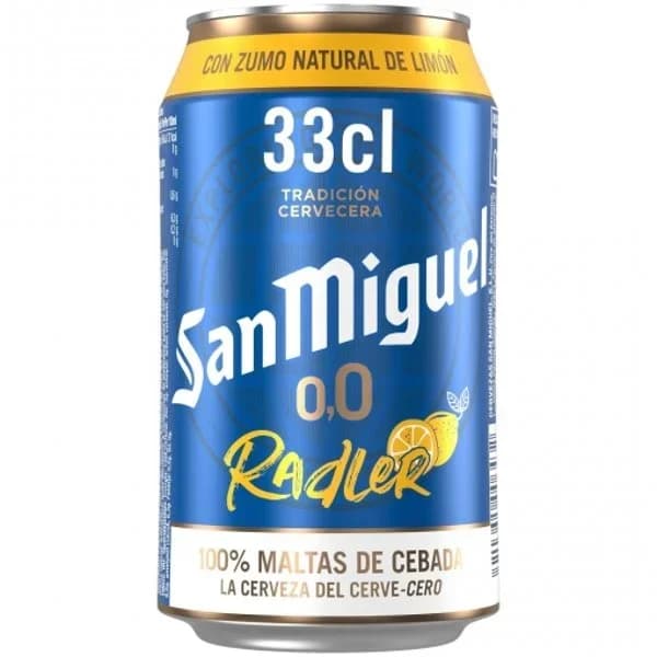 Cerveza con Limón 0,0 Lata 330ML - 0.33 l - Imagen del producto en Findit