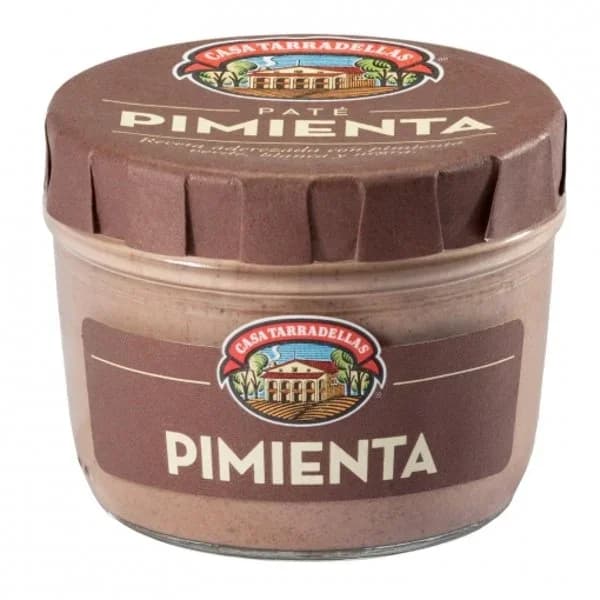 Paté a la pimienta negra CASA TARRADELLAS, frasco 125 g - 0.12 kg - Imagen del producto en Findit