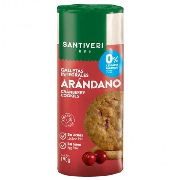 Galleta digestive 0% con arándanos 190 g - 0.19 kg - Imagen del producto en Findit