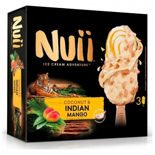 Helado de coco y mango 3 unidades - 0.27 l - Imagen del producto en Findit