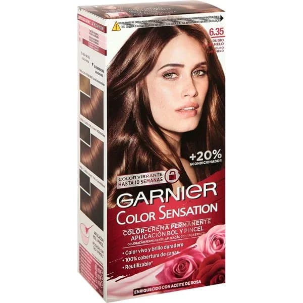 Coloración Permanente nº 6,35 Rubio Caramelo Garnier Color Sensation 1 ud. - 1 ud - Imagen del producto en Findit