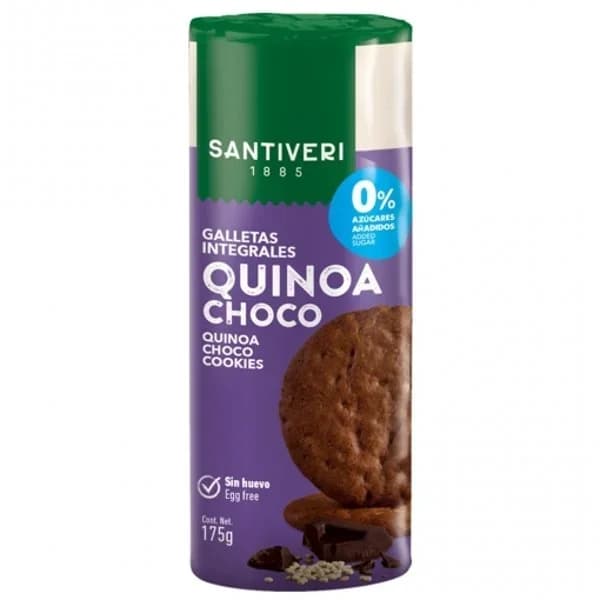 Galleta integral de quinoa y chocolate 190 g - 0.18 kg - Imagen del producto en Findit
