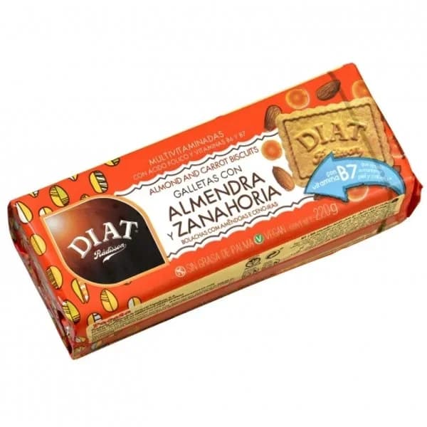Galleta almendra y zanahoria 220 g - 0.22 kg - Imagen del producto en Findit