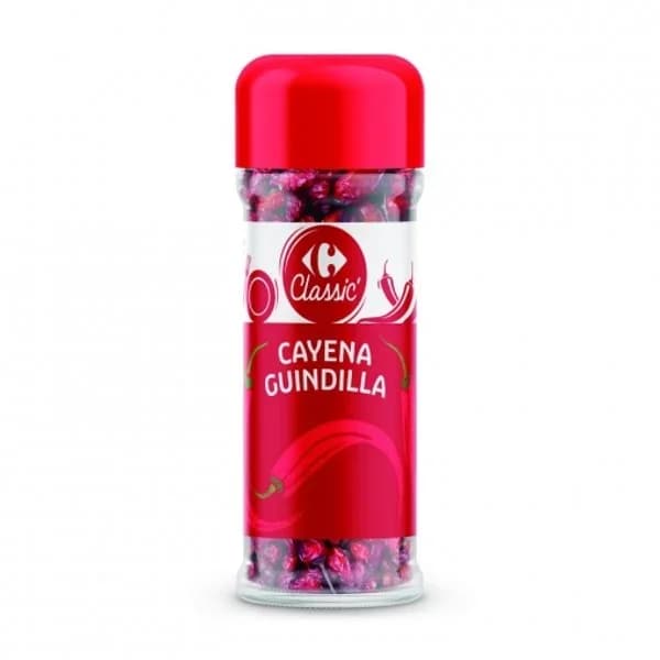 Pimienta de cayena entera Carrefour Classic 15 g. - 0.02 kg - Imagen del producto en Findit