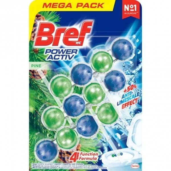 Bloque wc natura poder activo BREF, pack 3 uds - 3 ud - Imagen del producto en Findit